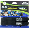 ROK STRAP MOTORCYCLE STRETCH STRAP (PAIR): BLACK