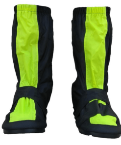 MOTOTECH TROOPER BOOT COVER: Black / Fluor Green