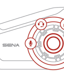 SENA 30K MOTORCYCLE BLUETOOTH COMMUNICATION SYSTEM WITH MESH INTERCOM WIFI PACK