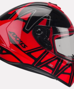 AXXIS DRAKEN DEKERS GLOSS HELMETS: Red