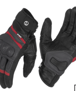 RYNOX AIR GT MOTOSPORTS GLOVES: Grey / Red