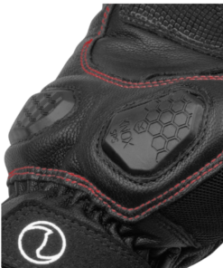 RYNOX TORNADO PRO 3 MOTOSPORTS GLOVES: Black / Red