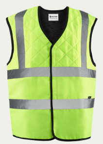 INUTEQ BODYCOOLING VEST 2BSAFE INNER JACKET: Yellow