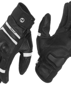 RYNOX AIR GT MOTOSPORTS GLOVES: Black / White