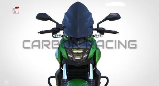 CARBON RACING PREMIUM WINDSHIELD for DOMINAR 400 / 250: Clear / Semi Smoke / Dark Smoke