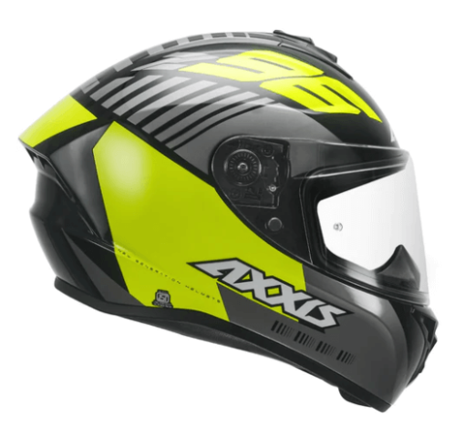 AXXIS DRAKEN Z96 A3 GLOSS HELMETS: Fluorescent Yellow