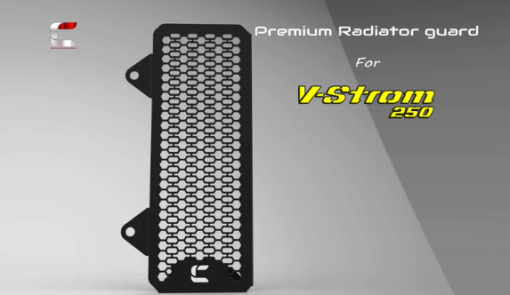 CARBON RACING PREMIUM RADIATOR GRILL: Suzuki V-Strom 250 SX