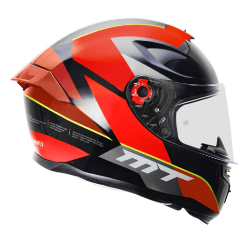 MT HUMMER AXN C14 GLOSS HELMETS: Red