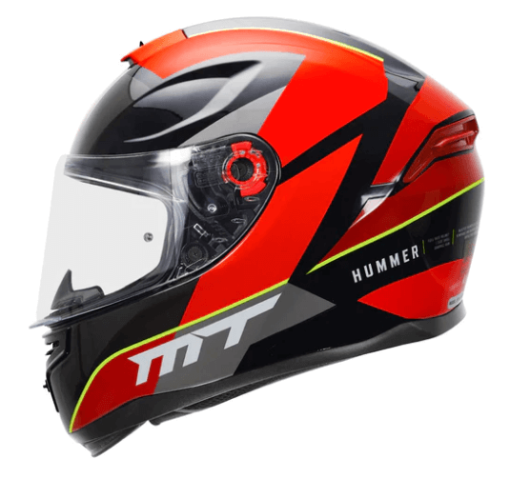 MT HUMMER AXN C14 GLOSS HELMETS: Red - Image 4