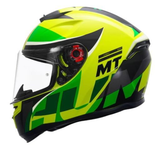 MT HUMMER OASIS C3 GLOSS HELMETS: Fluorescent Yellow - Image 4